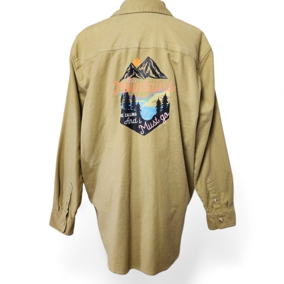 Madewell |Women's Upcycled,Olive Shirt Jacket - Picture 1 of 6